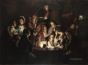  Rime Painting - Joseph Wright of Derby An Experiment on a Bird in the Air Pump